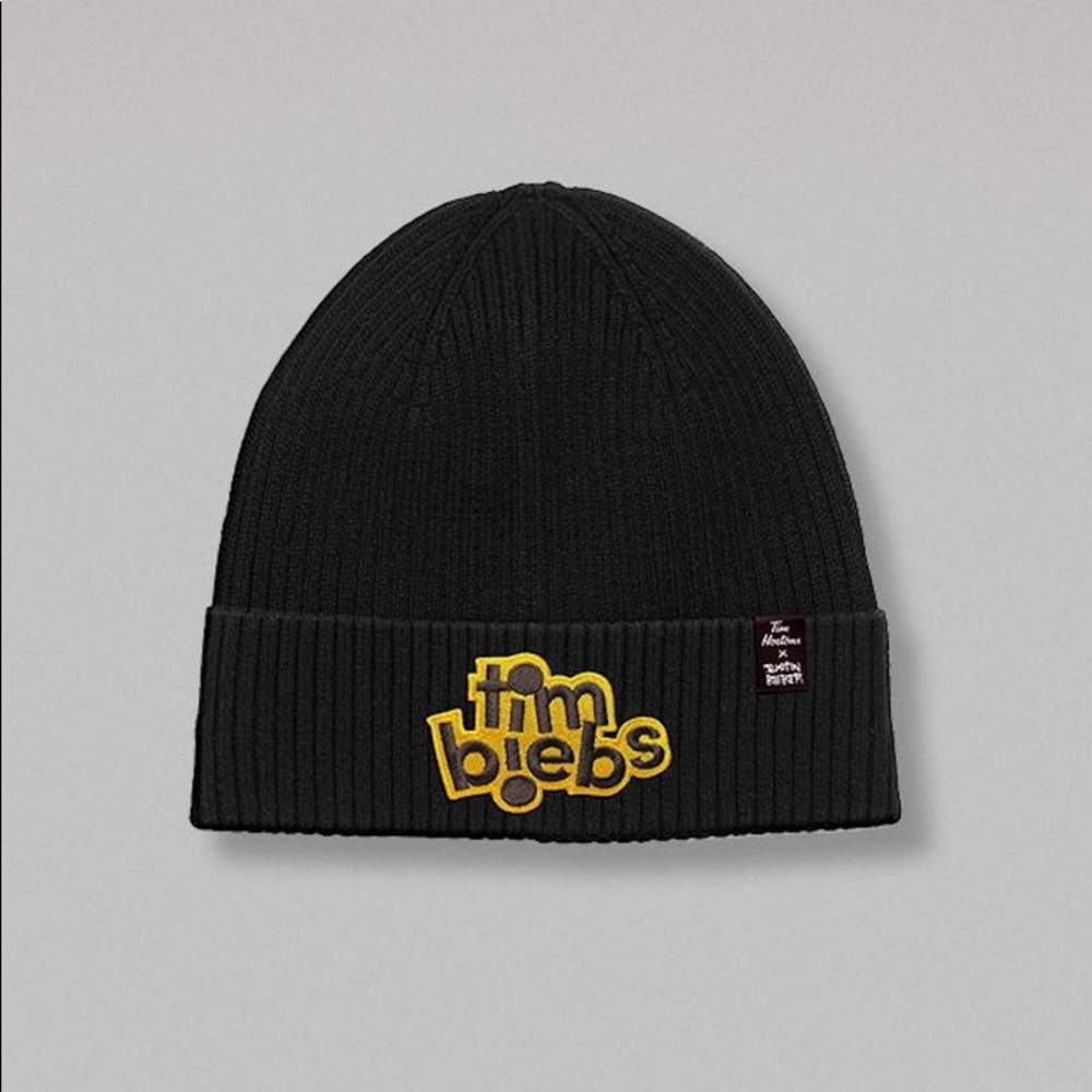 Justin Bieber Tim Biebs Tim Hortons Beanie Hat - NWT